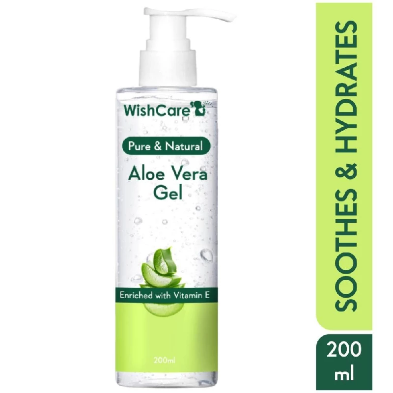 Wishcare Pure & Natural Aloe Vera Gel - Enriched With Vitamin E, 200 ml-1.webp